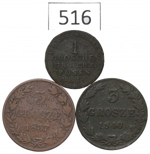 Poland under partition, Coin set