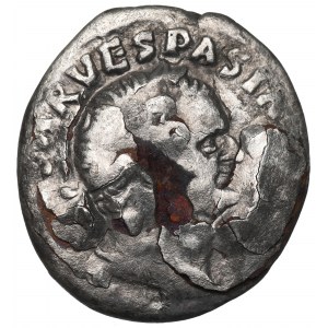Roman Empire, Vespasianus, Denarius subaeratus (?)