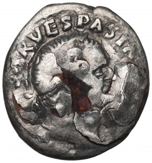 Roman Empire, Vespasianus, Denarius subaeratus (?)
