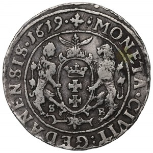 Sigismund III, 18 groschen 1619, Danzig