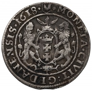 Sigismund III, 18 groschen 1618, Danzig