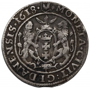 Sigismund III, 18 groschen 1618, Danzig