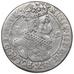 Sigismund III, 18 groschen 1624, Danzig - date overstriked