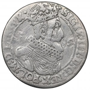 Sigismund III, 18 groschen 1624, Danzig - date overstriked