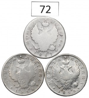Russia, Alexander I, Lot poltina 1817-24