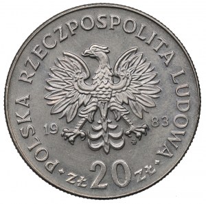 People's Republic of Poland, 20 zloty 1983 Nowotko