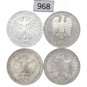 Germany, Lot 10 mark 1972-2000