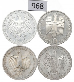 Germany, Lot 10 mark 1972-2000