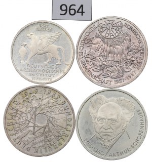 Germany, Lot 5-10 mark 1979-89