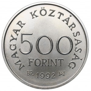 Hungary, 500 forint 1992