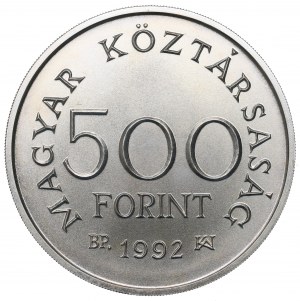 Hungary, 500 forint 1992