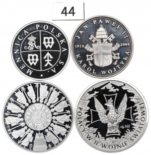 Medal set - silver