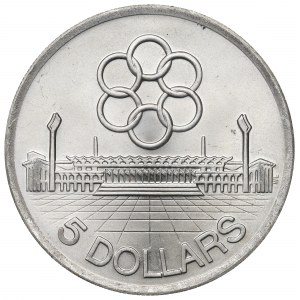 Singapur, 5 dolarów 1973