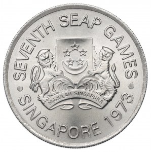 Singapur, 5 dolarów 1973