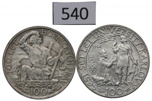 Czechoslovakia, Lot 100 korun 1948 and 1949