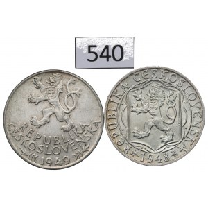 Czechoslovakia, Lot 100 korun 1948 and 1949