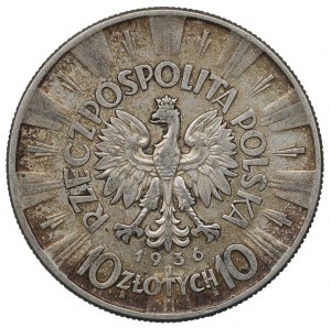 II Republic of Poland, 10 zloty 1936 Pilsudski