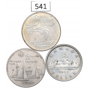 Canada, Lot 1-5 dollars 1955-76