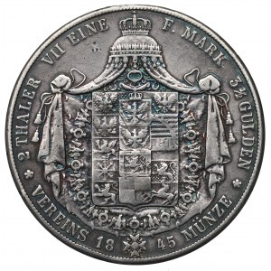 Germany, Prussia, 2 thaler=3-1/2 gulden 1845