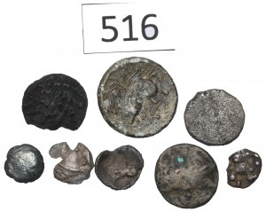 Celtic coinage, lot of coins