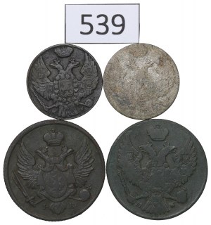 Russian partition, Set of 1-10 pennies 1819-40