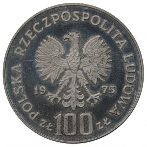 People's Republic of Poland, 100 gold 1975 Paderewski
