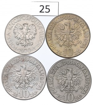 People's Republic of Poland, Set of 10 Gold 1959-70