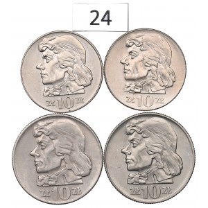 People's Republic of Poland, Set of 10 Gold 1959-71