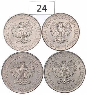 People's Republic of Poland, Set of 10 Gold 1959-71