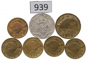 WMG, 5-10 fenig set 1923-32