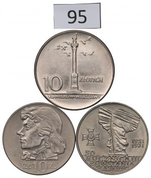 People's Republic of Poland, Set of 10 Gold 1965-71
