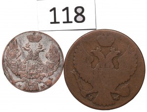 Russian annexation, Nicholas I, Set of 3-10 pennies 1840
