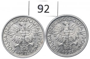 People's Republic of Poland, Set of 2 Gold 1958-74