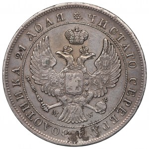 Poland under Russia, Nicholas I, Rouble 1844 MW, Warsaw