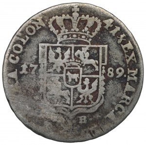 Stanislaus Augustus, 2 zloty 1789 EB