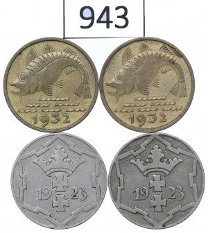 WMG, Set of 10 fenigs 1923-32