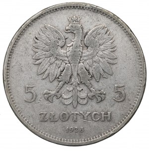 II Republic of Poland, 5 zloty 1928, Warsaw Nike