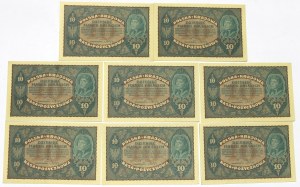 II RP, 10 marks 1919 - part of a bank parcel of 8 copies.