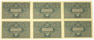 II RP, 10 marks 1919 - part of a bak parcel of 6 copies.
