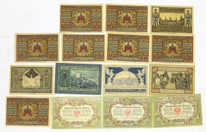 Pomerania and Silesia, Notgeld set