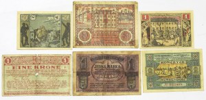 Set of vouchers and notgelds