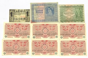 Austria and Hungary, Lot of banknotes