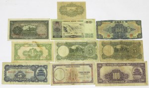 China and Japan, Lot of banknotes