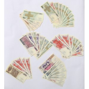 PRL, Zestaw 20-10.000 złotych