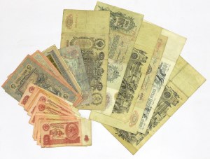 Russia and USSR, Lot of banknotes