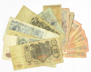 Russia and USSR, Lot of banknotes