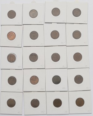 USA, Lot 1 cent 1874-1907