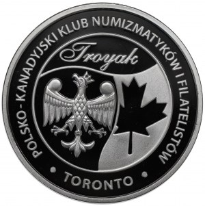 Polish-Canadian Numismatics and Philatelists Club 2009 40 troy medal