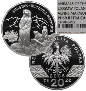 III RP, 20 Gold 2006 Swish - NGC PF69 Ultra Cameo
