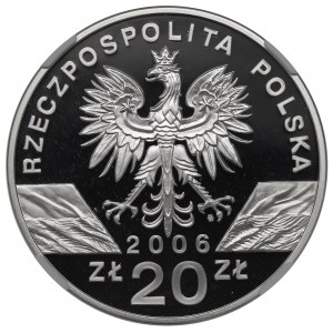 III RP, 20 złotych 2006 Świstak - NGC PF69 Ultra Cameo